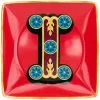 Versace Alphabet 'I' plate (11cm)