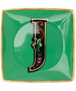Versace Alphabet 'J' plate (11cm)