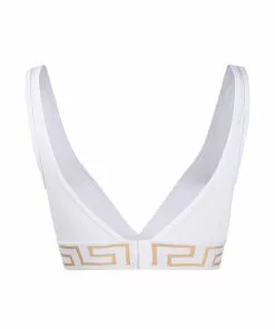 Versace Greek Key band bra