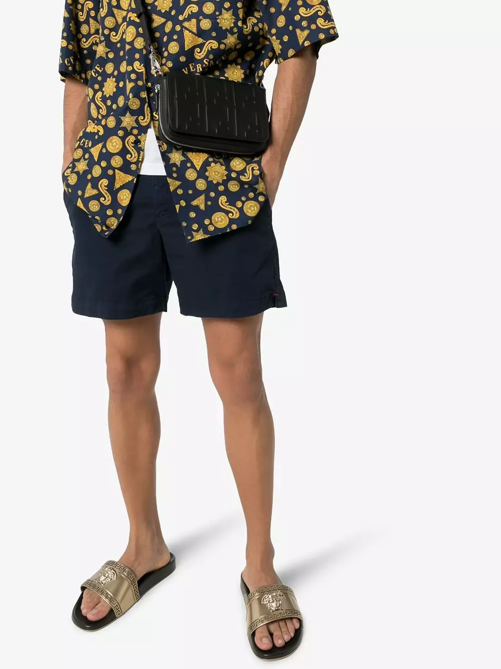 Versace Medusa head embossed slides 4 Versace Medusa head-embossed slides