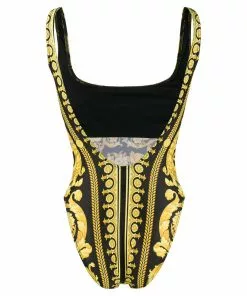 Versace Barocco print swimsuit