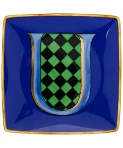 Versace Alphabet U plate (12cm)