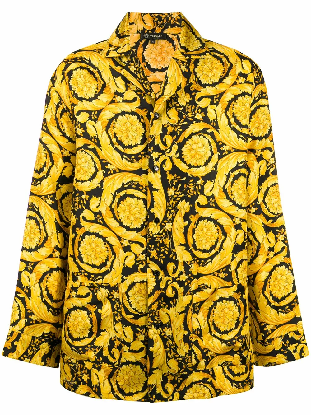 Versace Barocco print pyjama shirt 3 Versace Barocco-print pyjama shirt
