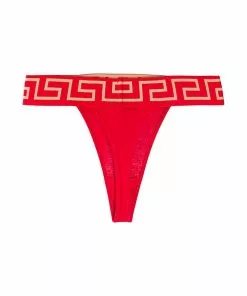 Versace Greca border thong