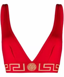 Versace Greca border triangle bralett