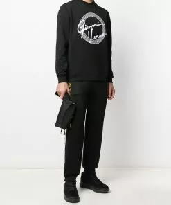 Versace Barocco logo track pants