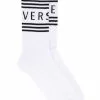 Versace Logo detail socks 1 Versace logo detail socks