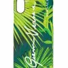 Versace leaf print iPhone XS case