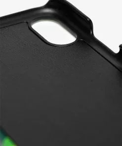 Versace leaf print iPhone XS case