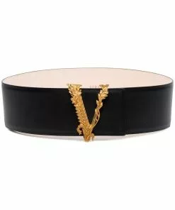Versace Virtue leather belt