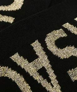 Versace jacquard logo socks