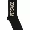 Versace jacquard logo socks