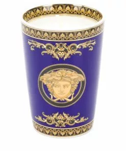 Versace Medusa print scented candle