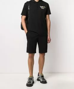 Versace embroidered logo polo shirt