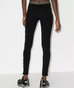Versace Grecca border baroque stripe leggings 9 Versace Grecca border baroque stripe leggings