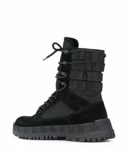 Versace lace-up combat boots