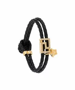 Versace Medusa cord bracelet