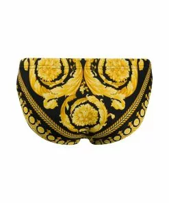 Versace baroque print swim trunks