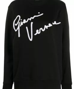 Versace GV Signature crew neck sweatshirt