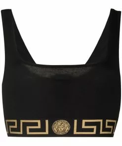 Versace Greca border sports bra