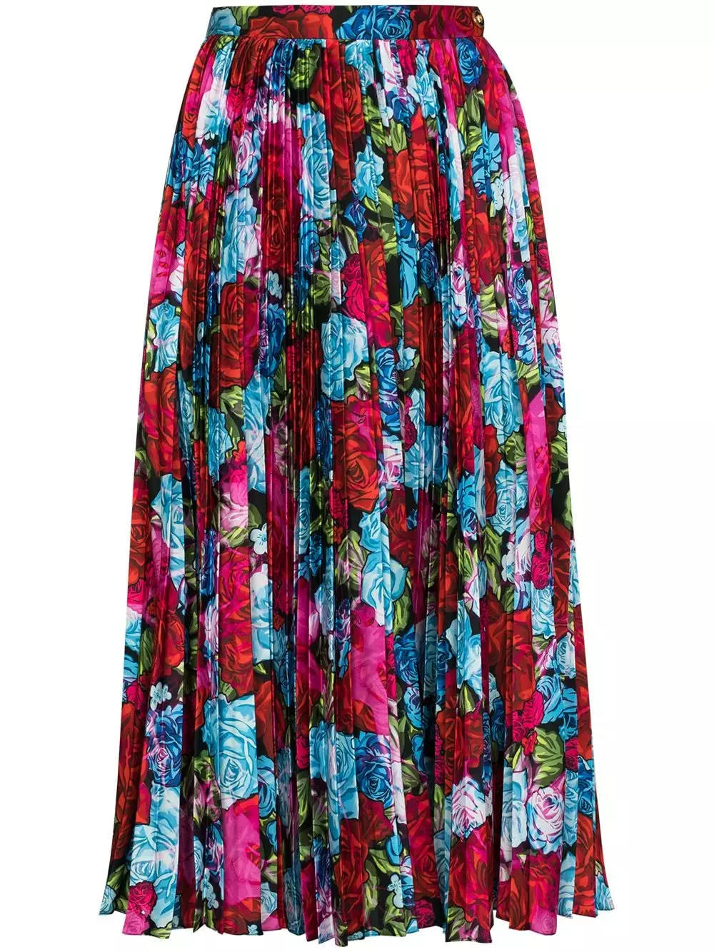 Versace Rose print pleated midi skirt 3 Versace rose-print pleated midi skirt