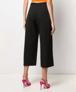 Versace Medusa button-embellished culottes