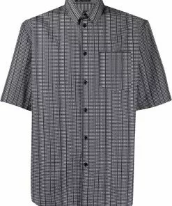 Versace logo print shirt