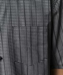 Versace logo print shirt