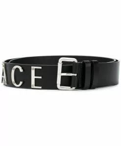 Versace logo embellished belt