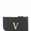 Versace logo plaque purse