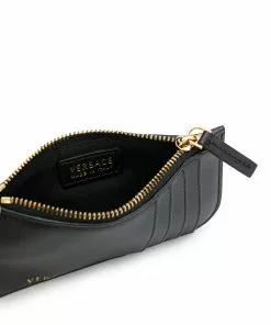 Versace logo plaque purse