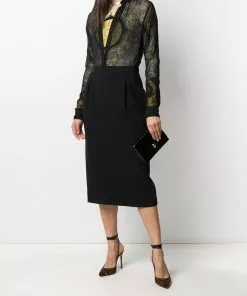 Versace high-waisted pencil skirt