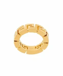 Versace Greca motif ring