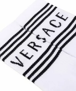 Versace logo socks