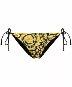 Versace Barocco-print bikini bottoms