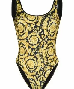 Versace baroque-print swimsuit