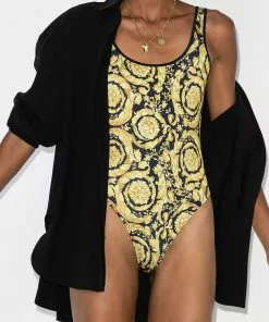 Versace baroque-print swimsuit