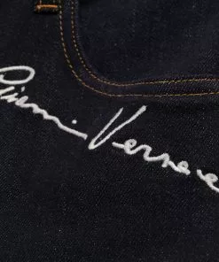 Versace Embroidered signature detail cropped trousers 14 Versace embroidered signature detail cropped trousers