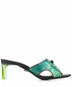 Versace Jungle-print sandals