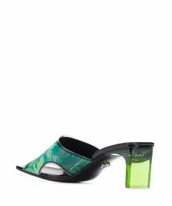 Versace Jungle-print sandals