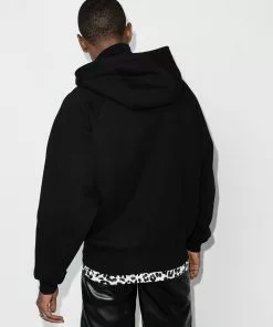 Versace logo-print hoodie