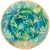 Versace jungle-print round plate (18cm)