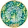 Versace jungle-print round plate (30cm)