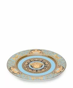 Versace Medusa baroque-print plate