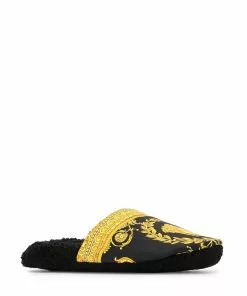 Versace Medusa Barocco house slippers