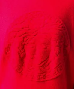 Versace oversized medusa motif hoodie