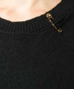 Versace Medusa Safety Pin jumper
