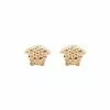 Versace gold-tone Medusa head earrings