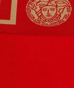 Versace Greca Border high leg swimming briefs