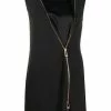 Versace Zip Accent mini dress